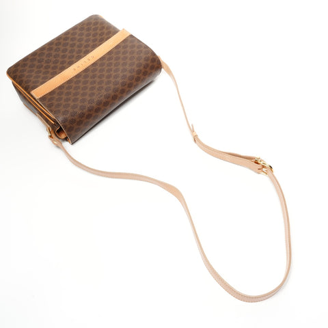 CELINE Macadam Shoulder Bag Brown WS25409