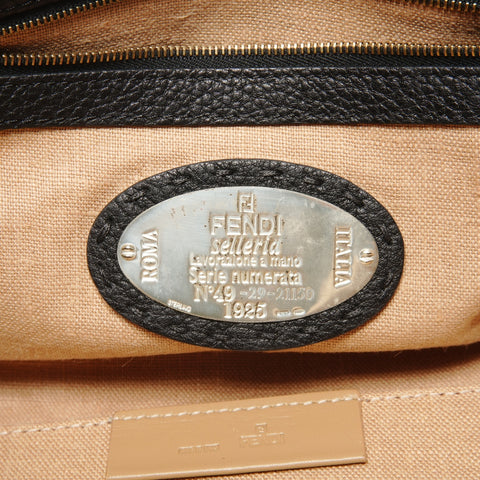 FENDI Celeria leather Handbag black WS25410