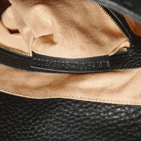 FENDI Celeria leather Handbag black WS25410