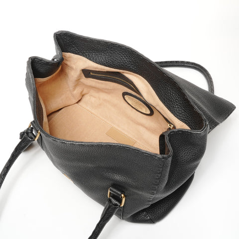 FENDI Celeria leather Handbag black WS25410