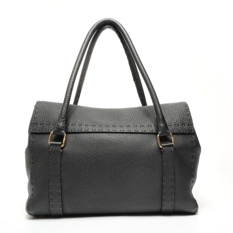 FENDI Celeria leather Handbag black WS25410