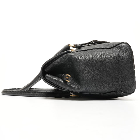 FENDI Celeria leather Handbag black WS25410