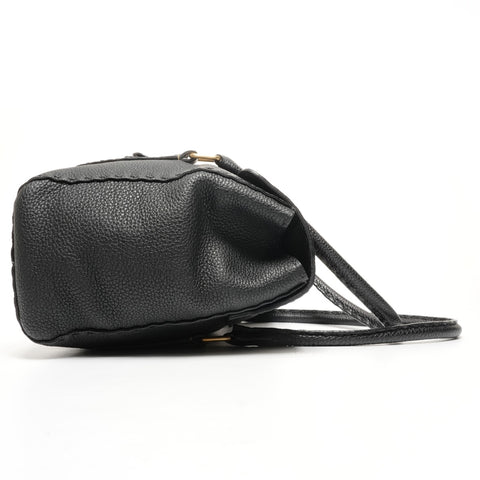 FENDI Celeria leather Handbag black WS25410