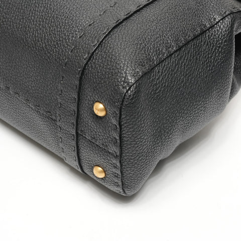 FENDI Celeria leather Handbag black WS25410