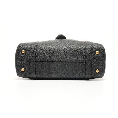 FENDI Celeria leather Handbag black WS25410