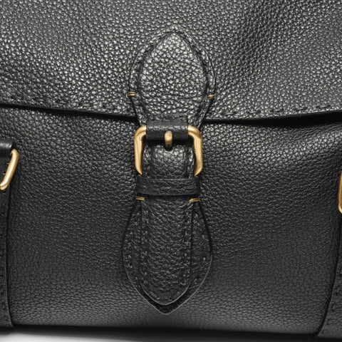FENDI Celeria leather Handbag black WS25410