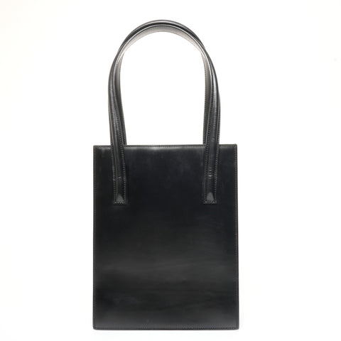 CARTIER Leather PANTHERE Tote Bag black WS25417