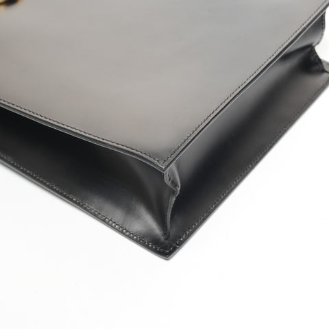 CARTIER Leather PANTHERE Tote Bag black WS25417