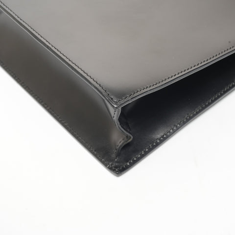 CARTIER Leather PANTHERE Tote Bag black WS25417