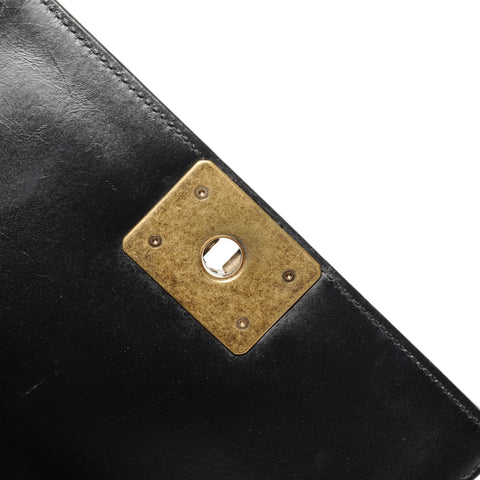 CHANEL Mini Boy Chain 17 series 2012-2013 Shoulder Bag black WS25419