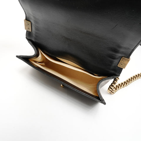 CHANEL Mini Boy Chain 17 series 2012-2013 Shoulder Bag black WS25419