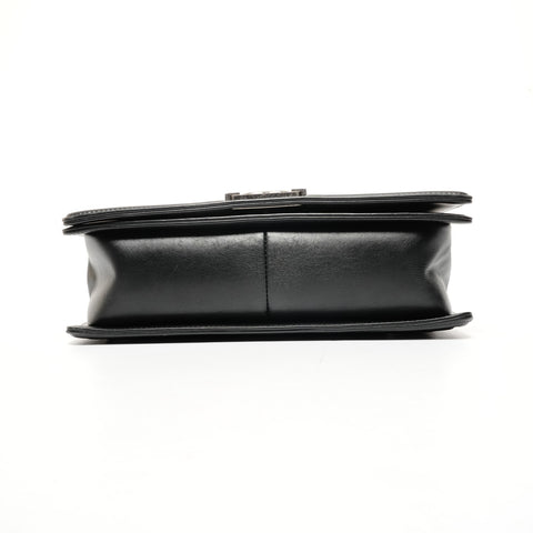 CHANEL Boy SilverMetal 19th series 2014 Shoulder Bag black WS25420