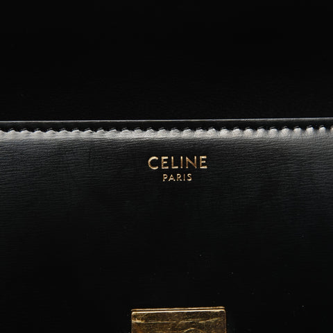 CELINE East West Triomphe Shoulder Bag black WS25421