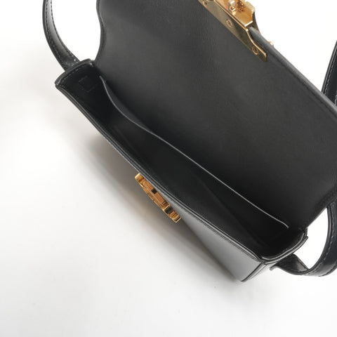 CELINE East West Triomphe Shoulder Bag black WS25421