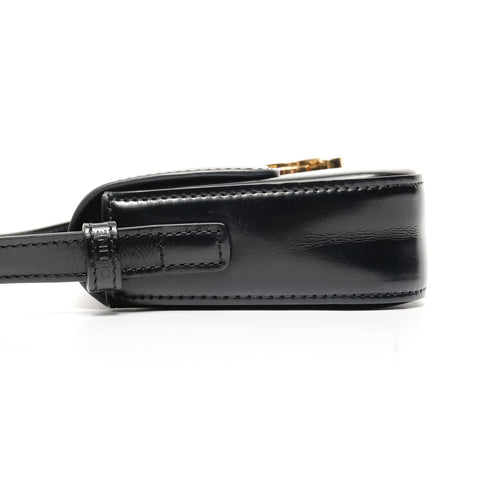 CELINE East West Triomphe Shoulder Bag black WS25421