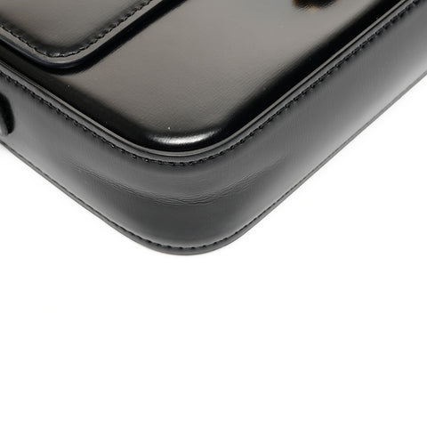 CELINE East West Triomphe Shoulder Bag black WS25421