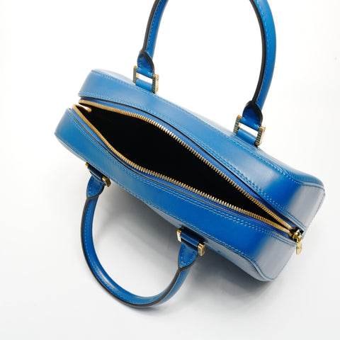 LOUIS VUITTON 1998 Epi Sablon Handbag blue WS25423