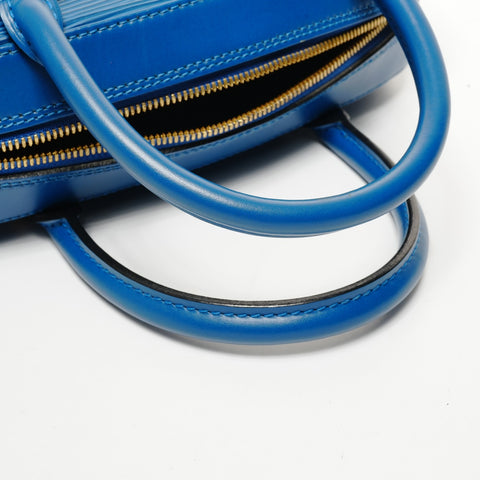 LOUIS VUITTON 1998 Epi Sablon Handbag blue WS25423