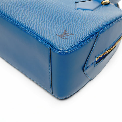 LOUIS VUITTON 1998 Epi Sablon Handbag blue WS25423
