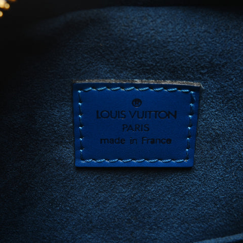 LOUIS VUITTON 1998 Epi Sablon Handbag blue WS25423
