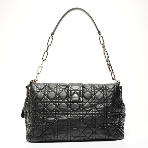 Christian Dior Cannage New Rock One Belt Shoulder Bag black WS25424