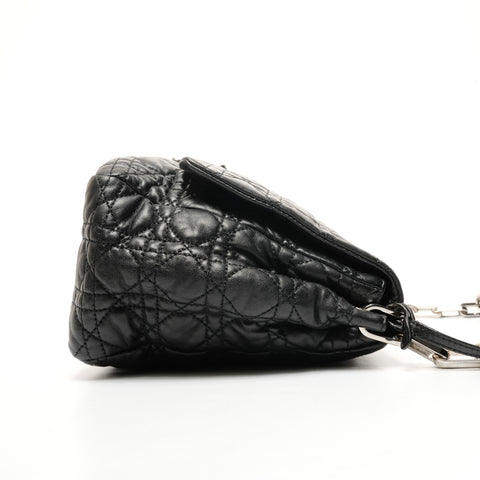 Christian Dior Cannage New Rock One Belt Shoulder Bag black WS25424