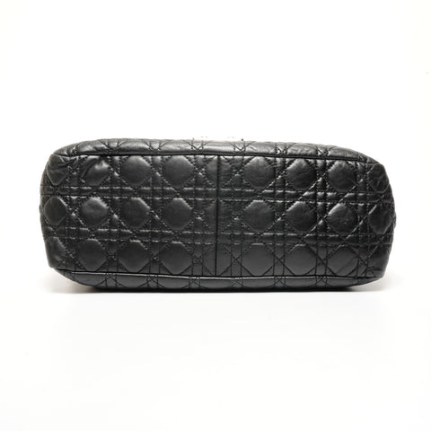 Christian Dior Cannage New Rock One Belt Shoulder Bag black WS25424