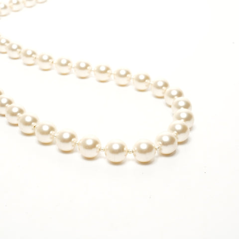 CHANEL Chain wallet with pearl and lambskin IC plate, matelasse Shoulder Bag blue WS25426