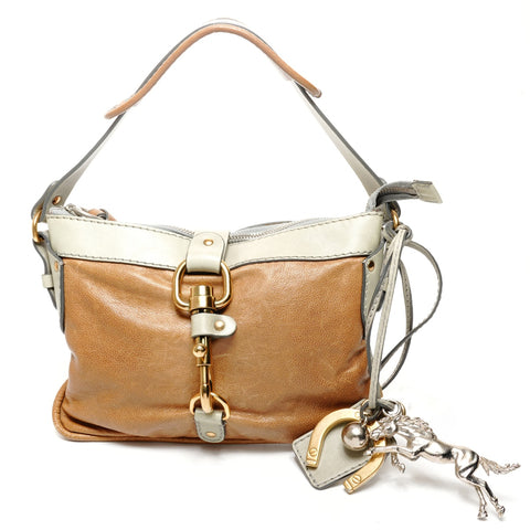 Chloe Kerala Leather One Belt Shoulder Bag Brown WS25427
