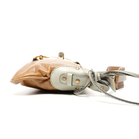 Chloe Kerala Leather One Belt Shoulder Bag Brown WS25427