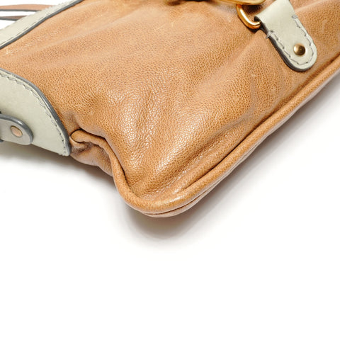 Chloe Kerala Leather One Belt Shoulder Bag Brown WS25427