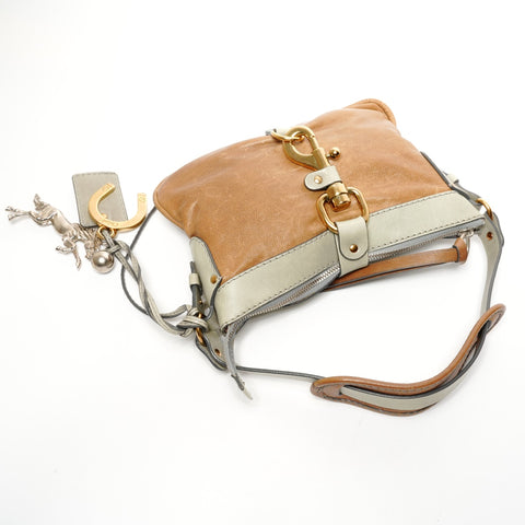 Chloe Kerala Leather One Belt Shoulder Bag Brown WS25427
