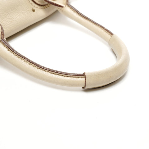 Chloe Paddington Leather Small Handbag beige WS25429