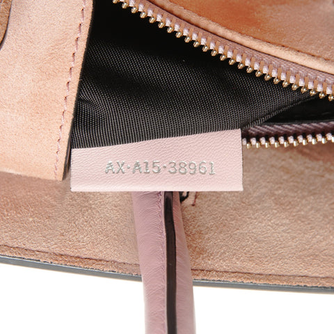 BVLGARI 2-way leather Isabella Rossellini Handbag pink WS25430