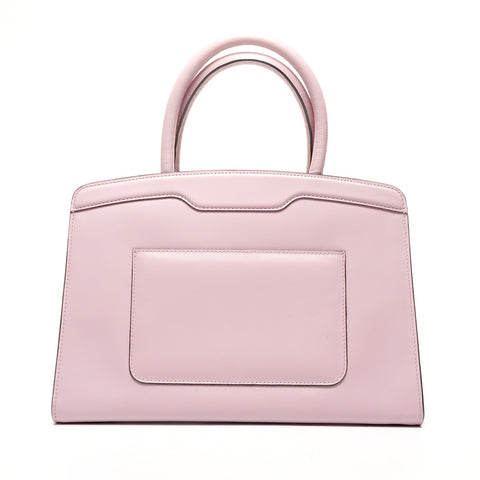 BVLGARI 2-way leather Isabella Rossellini Handbag pink WS25430