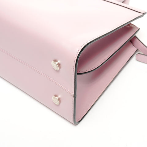 BVLGARI 2-way leather Isabella Rossellini Handbag pink WS25430