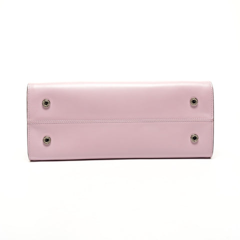 BVLGARI 2-way leather Isabella Rossellini Handbag pink WS25430