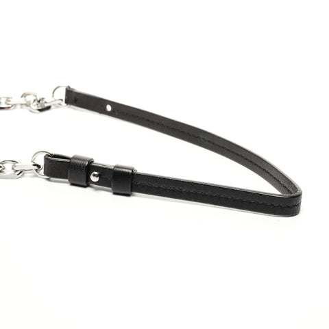 Maison Margiela Glam Slam Flap Small Lambskin Shoulder Bag black WS25431