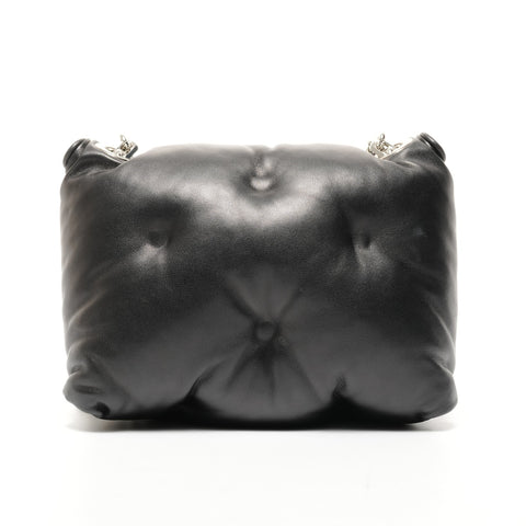 Maison Margiela Glam Slam Flap Small Lambskin Shoulder Bag black WS25431
