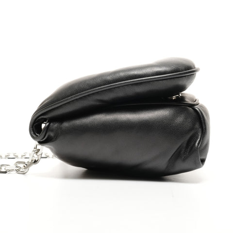 Maison Margiela Glam Slam Flap Small Lambskin Shoulder Bag black WS25431