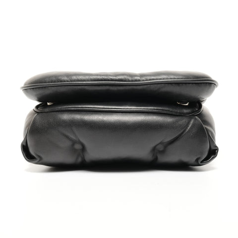 Maison Margiela Glam Slam Flap Small Lambskin Shoulder Bag black WS25431