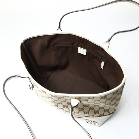 GUCCI GG canvas Shoulder Bag beige WS25441