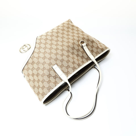 GUCCI GG canvas Shoulder Bag beige WS25441