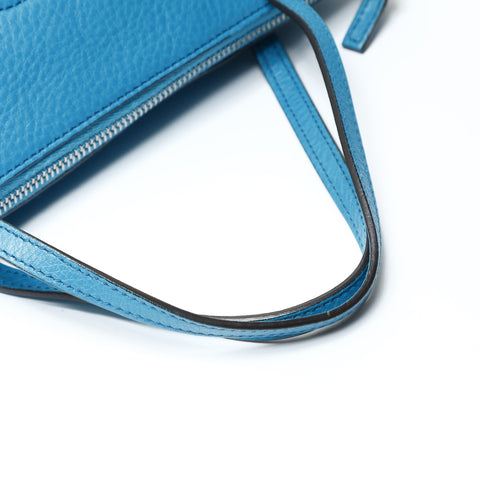 GUCCI Leather Soho Handbag blue WS25442