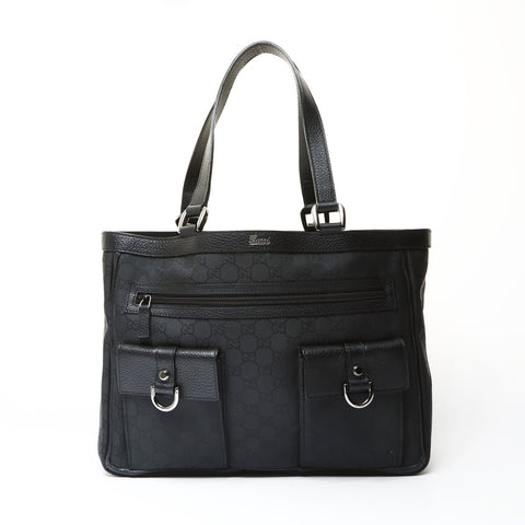 GUCCI GG canvas 268639 Handbag black WS25446