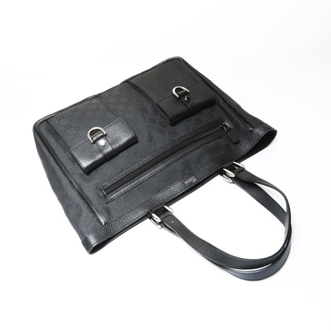 GUCCI GG canvas 268639 Handbag black WS25446