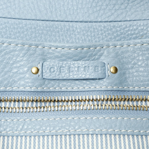 CELINE leather Handbag blue WS25447