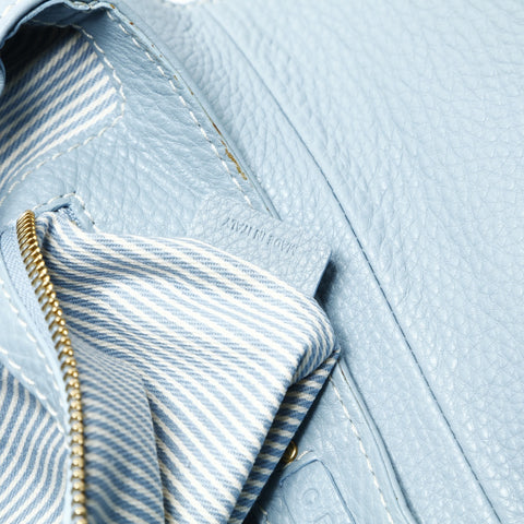 CELINE leather Handbag blue WS25447