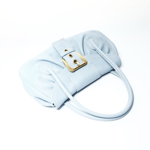 CELINE leather Handbag blue WS25447