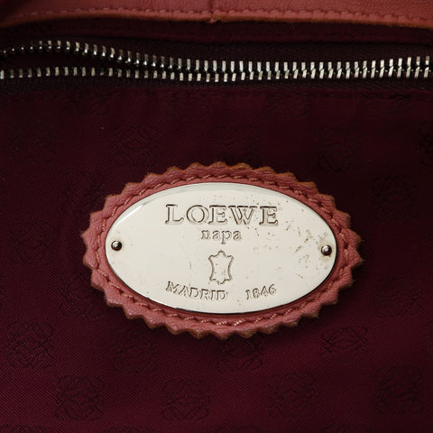 LOEWE Nappa Aire Leather Handbag pink WS25451